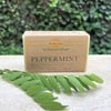 peppermint cooling mint scented natural essential oil bar soap 4 ounces white color holiday