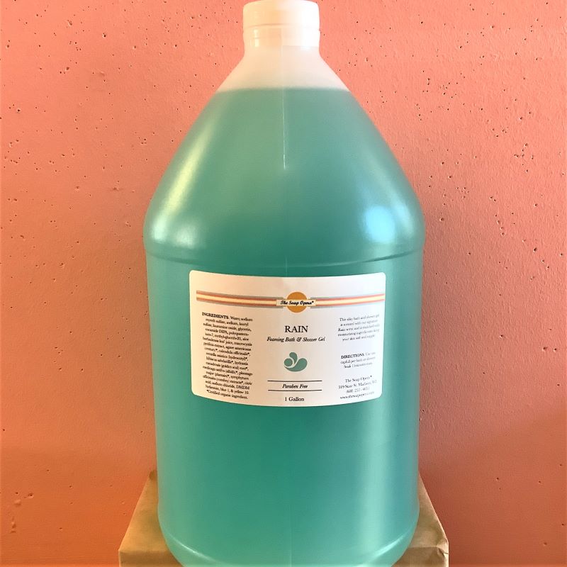 The Soap Opera Rain Bubble Bath and Foaming Bath Gel 1 Gallon 3.7L