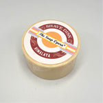shave soap disk for men in himalayan shea scent musky mug size