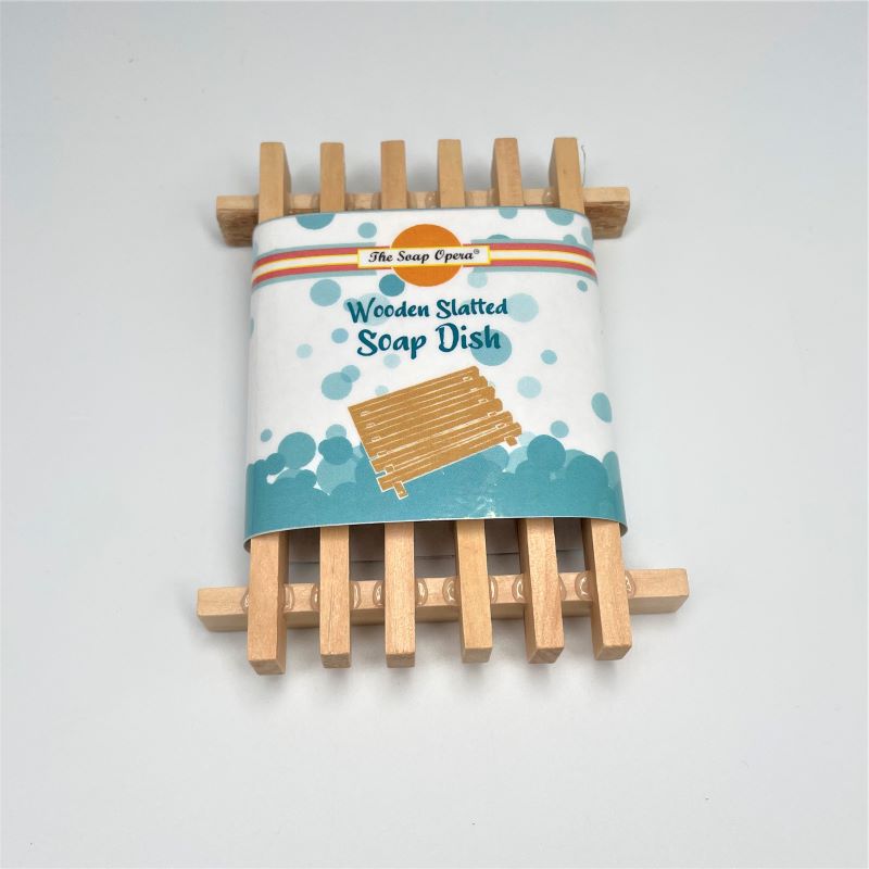 the soap opera wooden slatted soap dish natural decor for bar soap