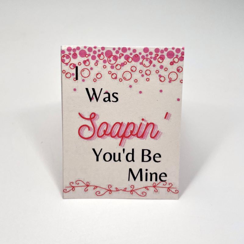 The Soap Opera "Soapin' You'd Be Mine" Valentine