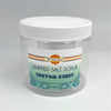 the soap opera whipped salt scrub unscented custom scent fragrance exfoliating dry skin care