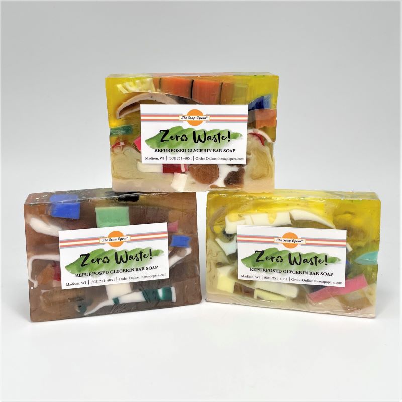 The Soap Opera Zero Waste! Repurposed Glycerin Bar Soaps