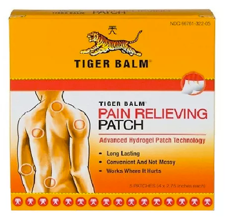 Tiger Balm Pain Relieving Patch 5 Pack