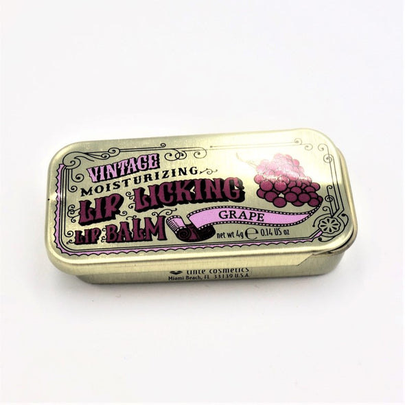 Vintage Lip Licking Lip Balm Tin 4g - Grape